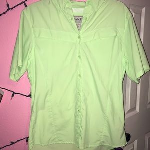 Green Button up Shirt